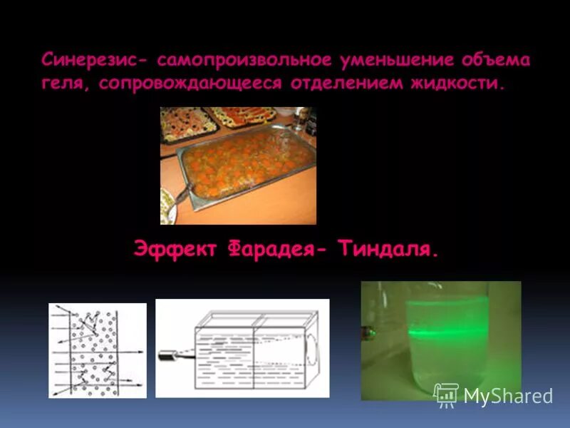 жидкая среда и жидкая фаза. синерезис свертывание крови. самопроизвольное уменьшение объема гели сопровождающееся отделением жидкости. синерезис гелей.