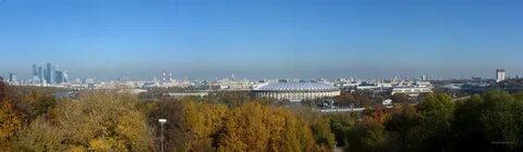 Вид на воробьевы горы