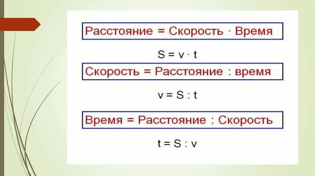 Используя формулу скорости