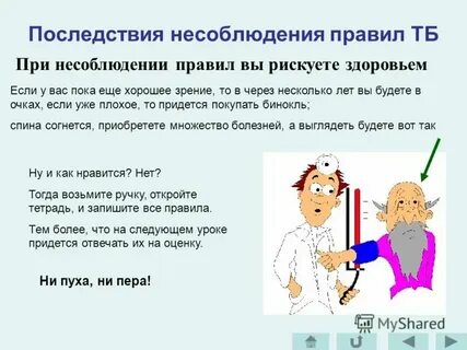 Несоблюдение требований является проявлением чего