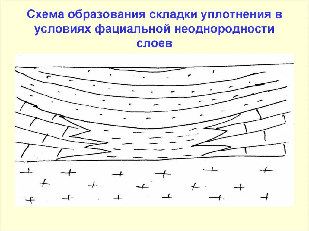 Форма залегания породы. Формы залегания горных пород. Условия образования складок. Схема залегания горных пород.