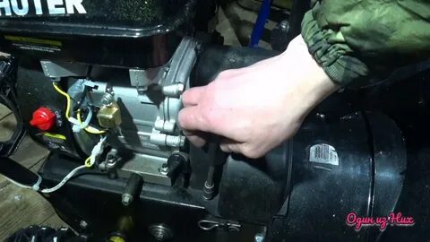 Замена ремня на снегоуборщике huter 4100