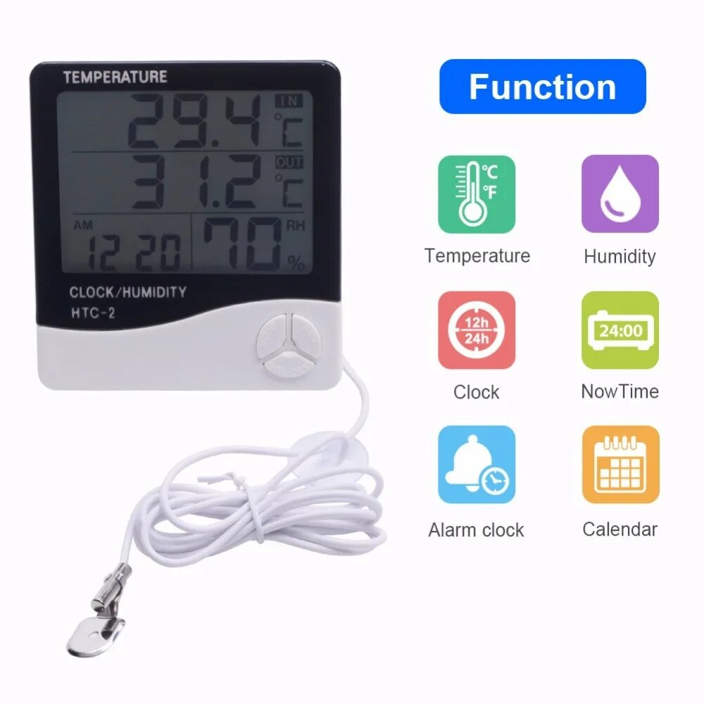 Clock humidity htc 2. Метеостанция термометр и гигрометр htc-2.. temperature humidity clock. temperature clock humidity внутри. htc alarm.