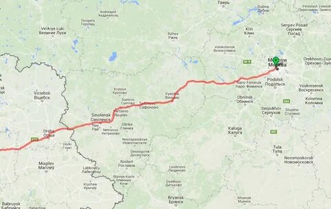 Смоленск мурманск расстояние