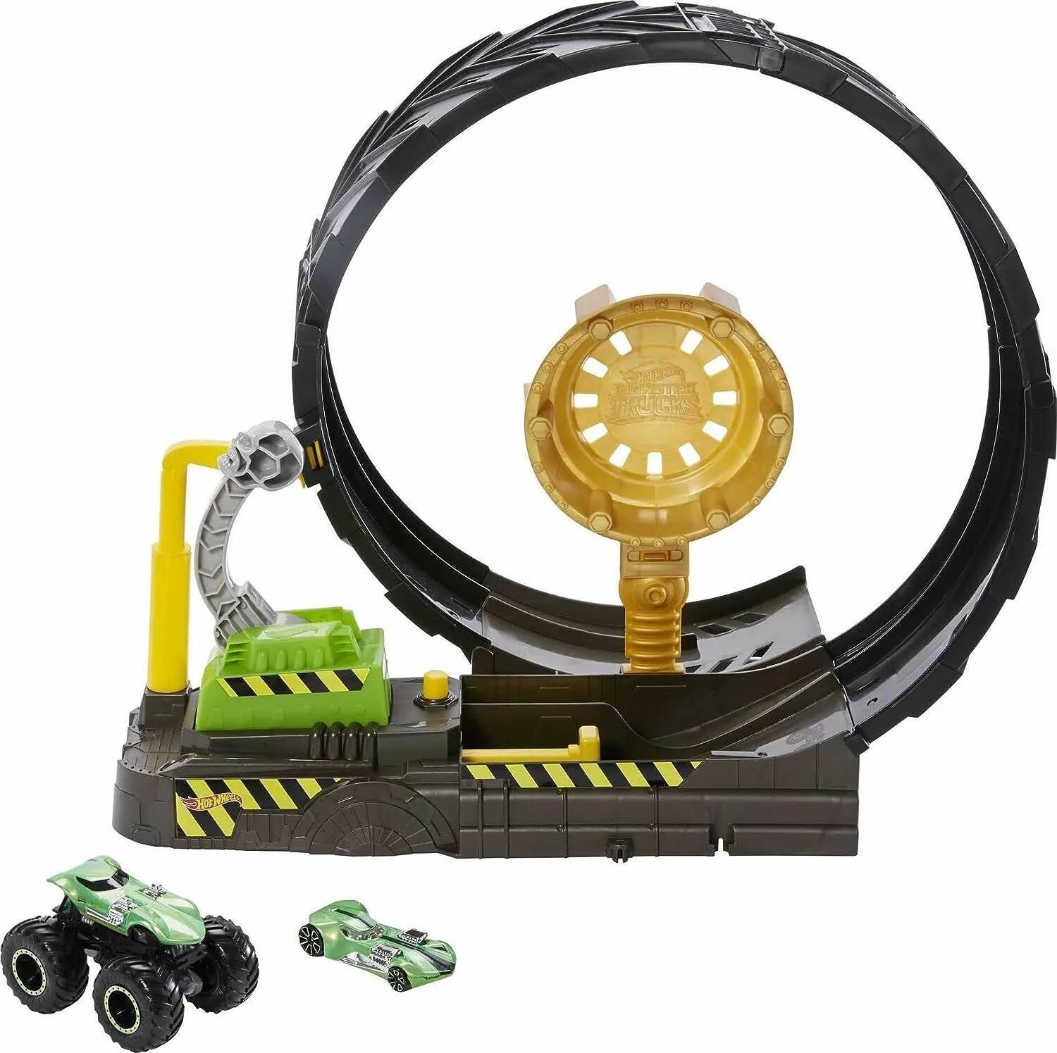 Hot wheels monster track. Хот Вилс монстр трак мертвая петля. Hot Wheels Monster Trucks трек. Наборы хот Вилс мертвая петля. Hot Wheels монстр-трак мертвая петля gky00.