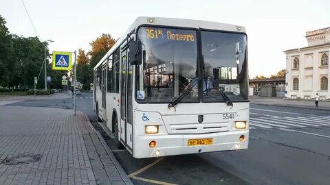 Новый маршрут автобуса петергоф