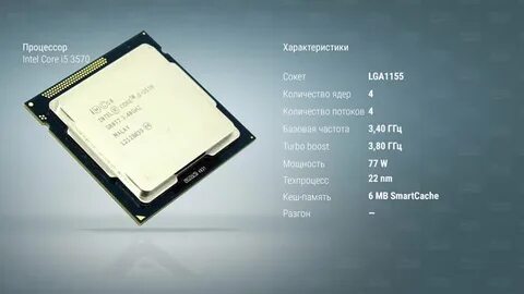 Характеристика процессора intel core