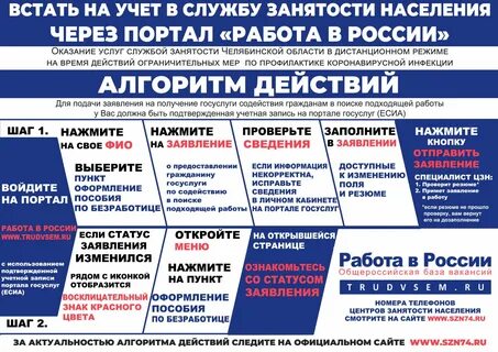 Пособие по безработице резюме