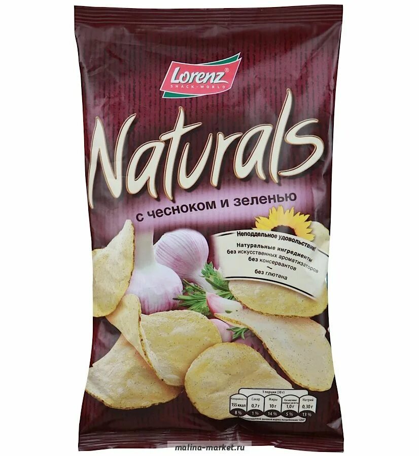 чипсы lorenz naturals