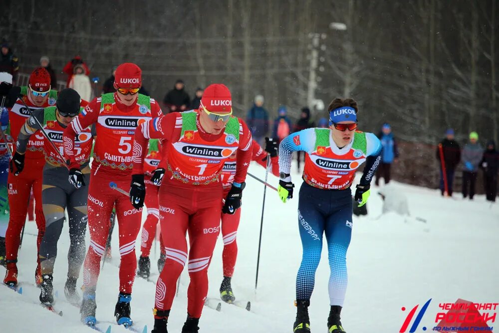 Чемпионат России по лыжным гонкам. Лыжные гонки спринт.