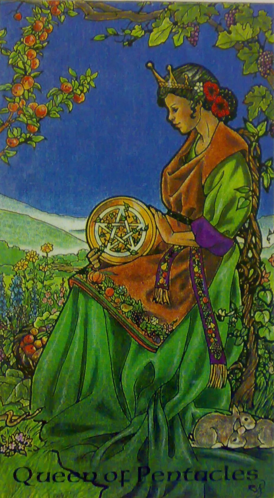 Королева кубков и туз пентаклей. Королева пентаклей таро. карта таро queen of pentacles. queen of pentacles таро. дама пентаклей таро.