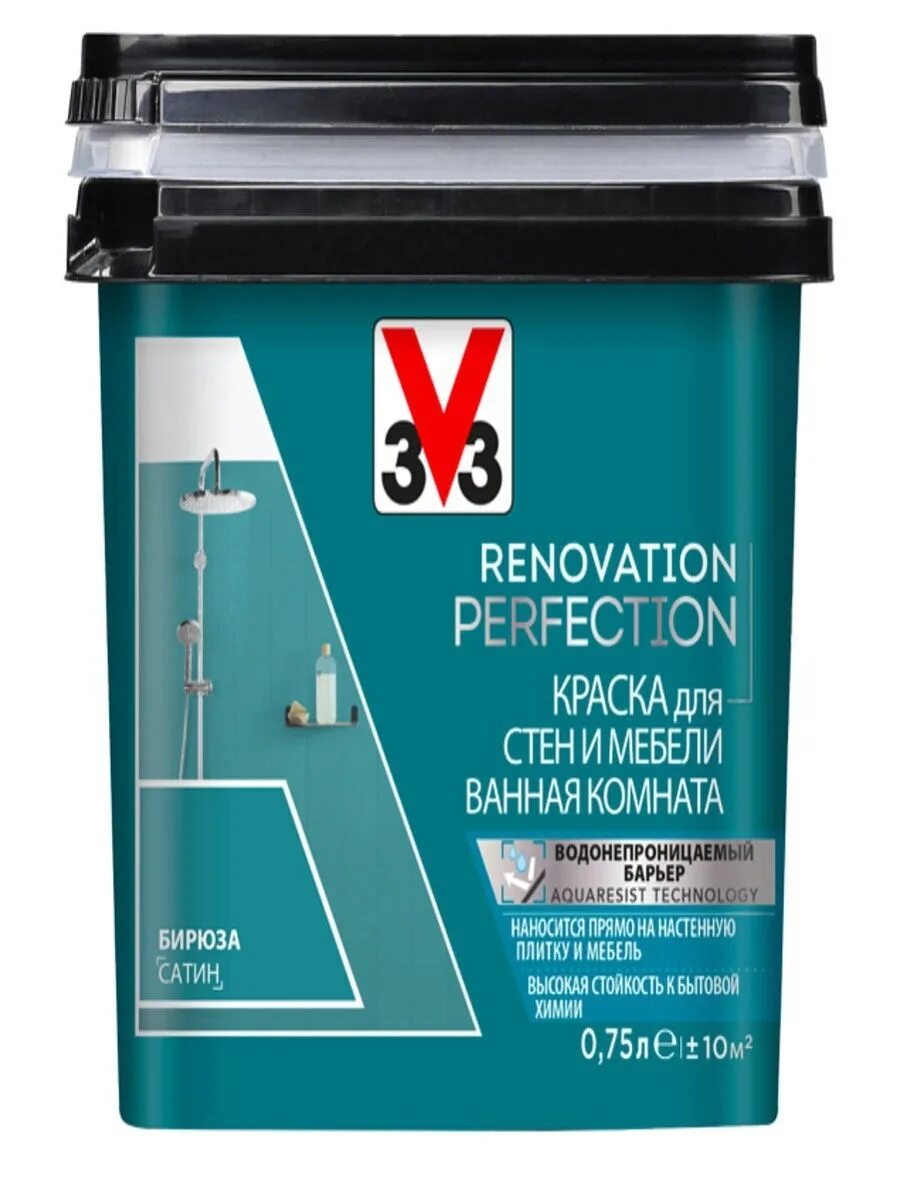 V33 renovation. Краска акриловая v33 decolab для мебели. V33 renovation perfection для ванной. Краска renovation perfection v33. Краска для стен и мебели на кухне renovation perfection.