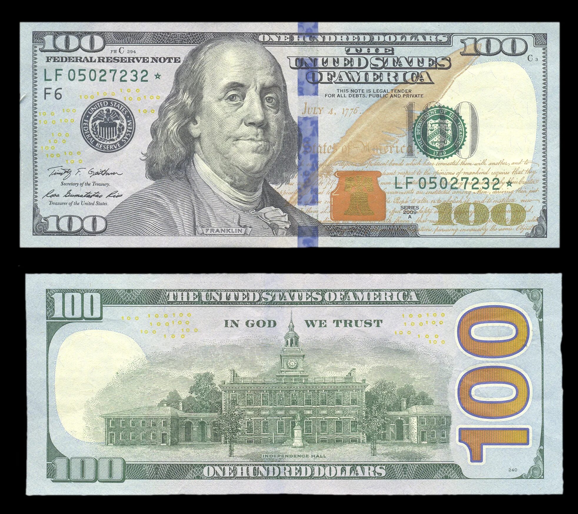 Как выглядят новые доллары 100. 100 Долларов купюра. Новые 100 долларовые купюры. Банкнота 100 долларов США. СТО долларов купюра.
