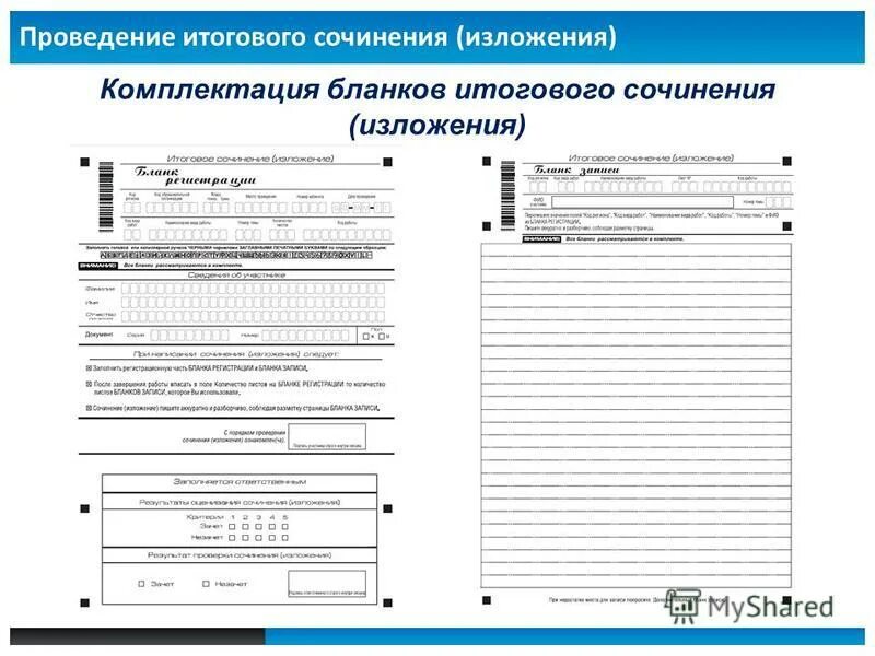 Готовые изложения огэ 2024 фипи по русскому. Бланки для сочинения ЕГЭ. Бланки для изложения. Форма итогового сочинения. Итоговое сочинение изложение бланк.