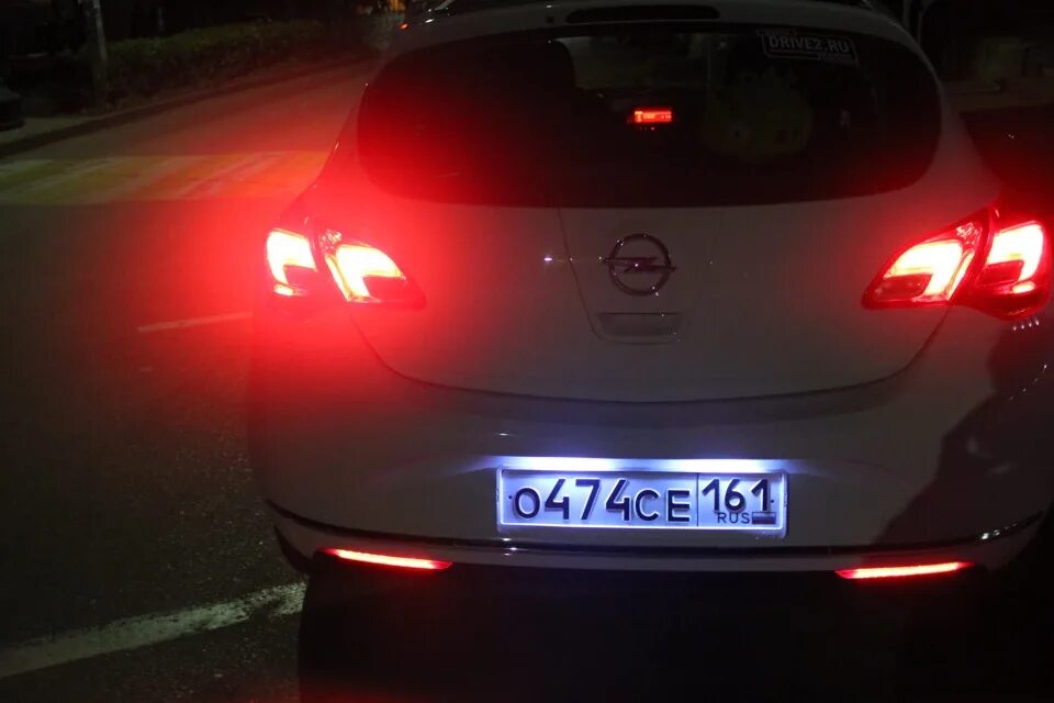 Opel astra j led лампы. Opel astra j led диоды. подсветка номера opel astra j.