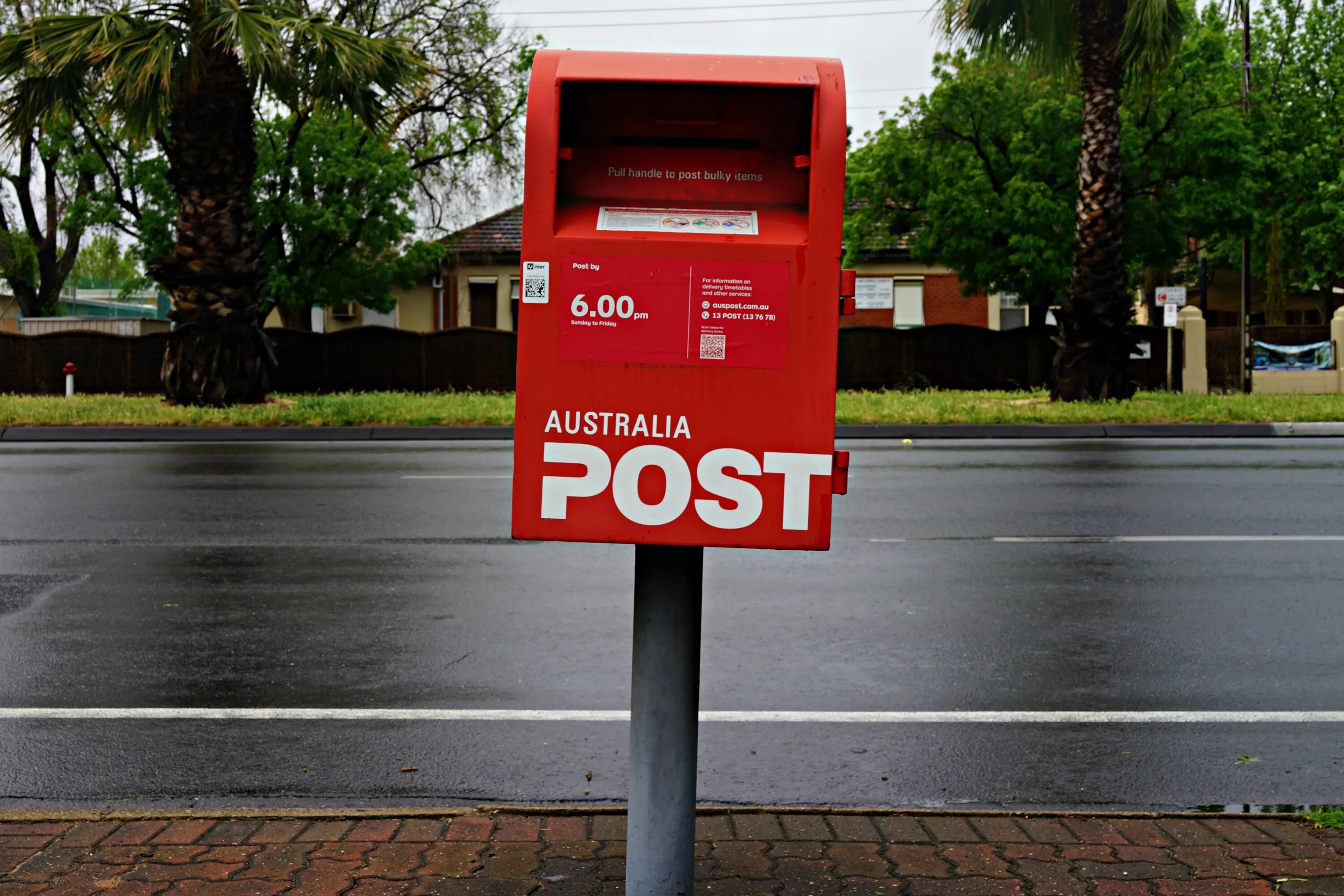 Usually the postbox to empty every