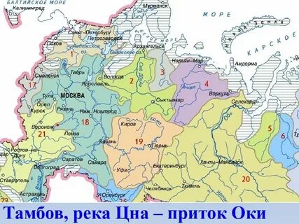 Река ока ее притоки