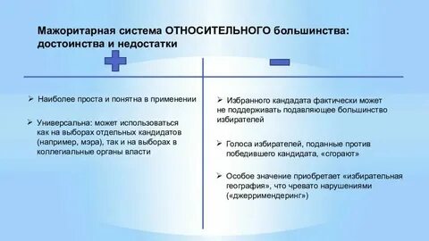 Достоинства и недостатки смешанной системы