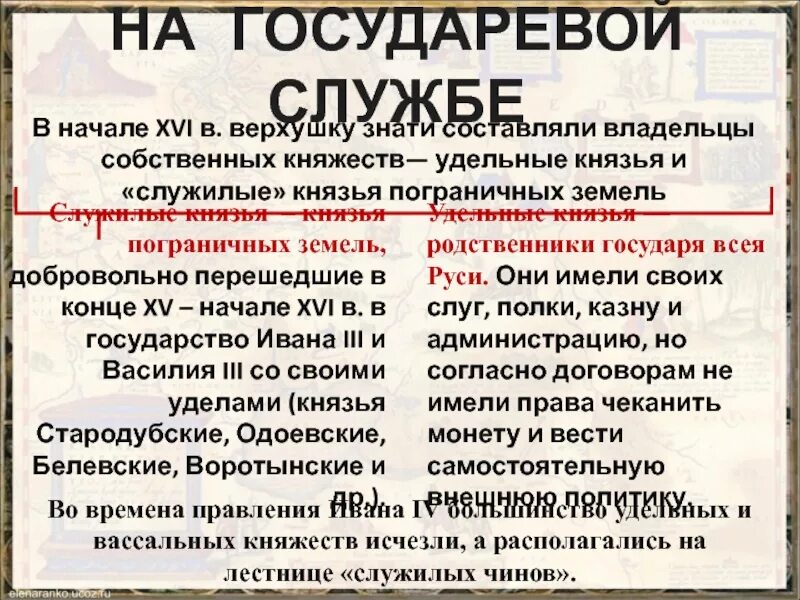 Поместная система и служилые люди. Государева служба. Служилые по отечеству в 17 веке. Государевыми служилыми. Российское общество xvi века.