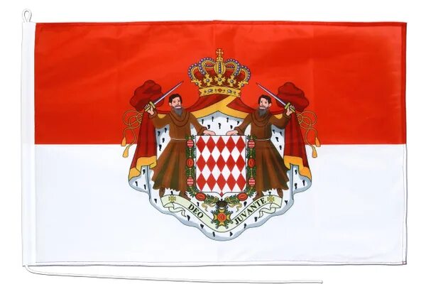 Флаг монако Премиум векторы