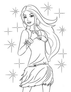 Pin by Iracema Fidalgo on desenhos em preto e branco (decoupage)  Barbie  coloring pages, Coloring pages for girls, Coloring pages