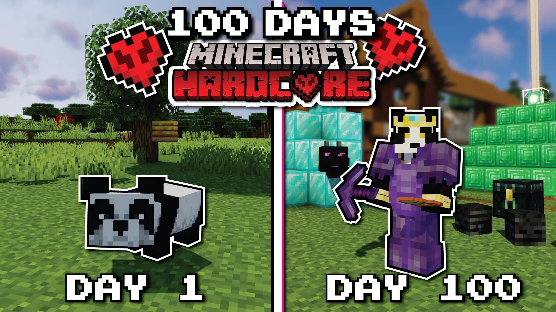 Майнкрафт 100. 100 Days Minecraft. Майнкрафт 100 дней против воздуха. 100 Дней выживания на версии 1.20.4 в майнкрафт хардкоре !.