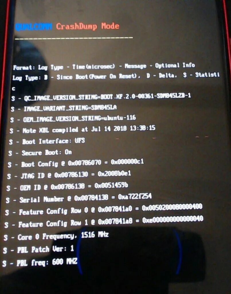 Qualcomm crash Dump. Qualcomm CRASHDUMP Mode. Qualcomm crash Dump Mode. Crash Dump ONEPLUS 6t.