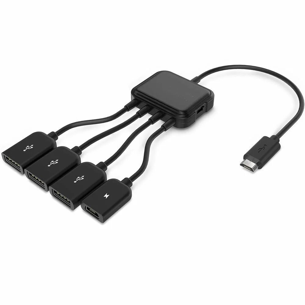 Разветвитель OTG USB -2 Micro USB. Адаптер OTG - Micro USB. Концентратор сплиттер кабель хост OTG Micro 2 x USB пау. Micro USB OTG Hub 2 с зарядкой.