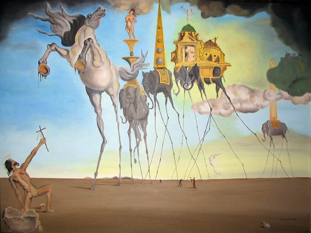 Направление творчества дали. Salvador Dali картины. Сальвадор дали картины слоны. Слон дали картина Сальвадора дали. Salvador Dali слоны.