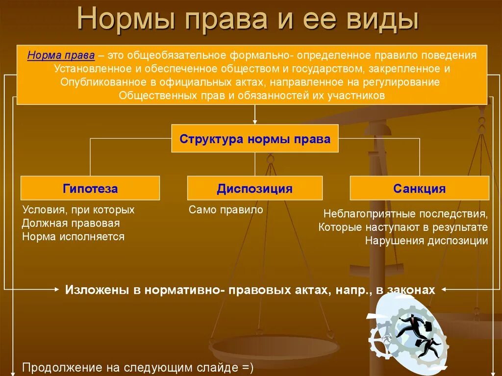 Нормы ПРПВ. Юридические элементы содержания