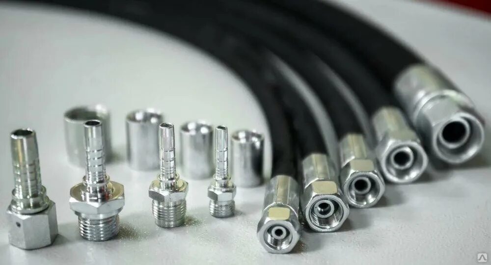 Установка шлангов высокого давления