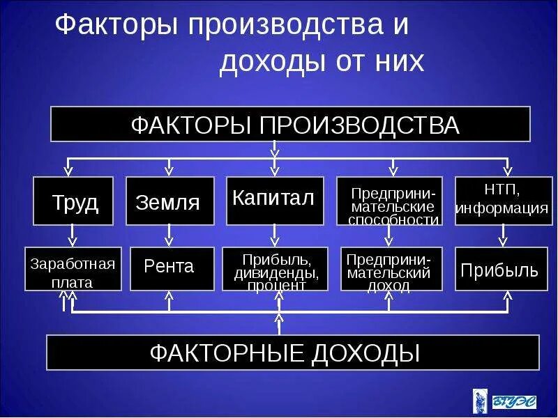 Факторный доход в условиях рыночной экономики. Схема факторы производства и факторные доходы. Факторы производства и факторы дохода. Производство факторы производства. Факторные доходы от факторов производства.