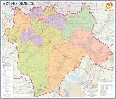Актобе на карте