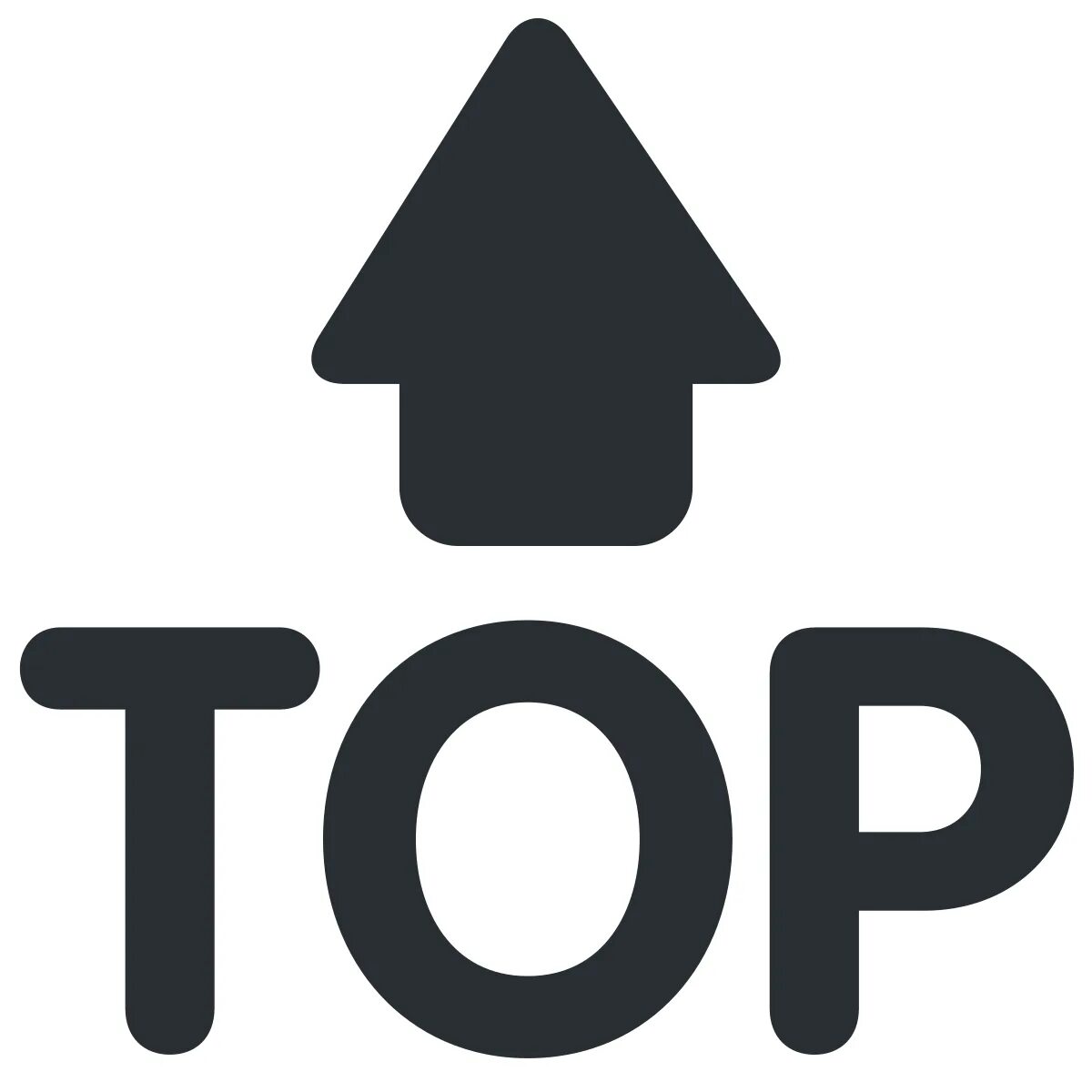 Top. Символ топ. Иконка тап. Значок Top. Топ надпись.