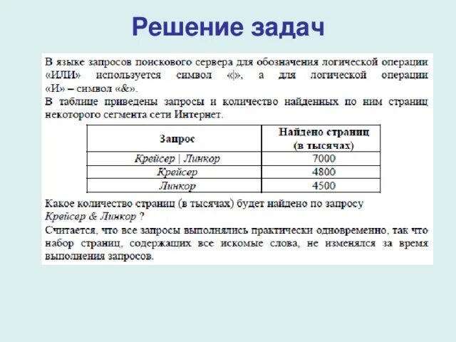 Решение задач по информатике. Поисковые запросы Информатика задачи. Решение задач на запросы. Решение задач поисковые запросы.