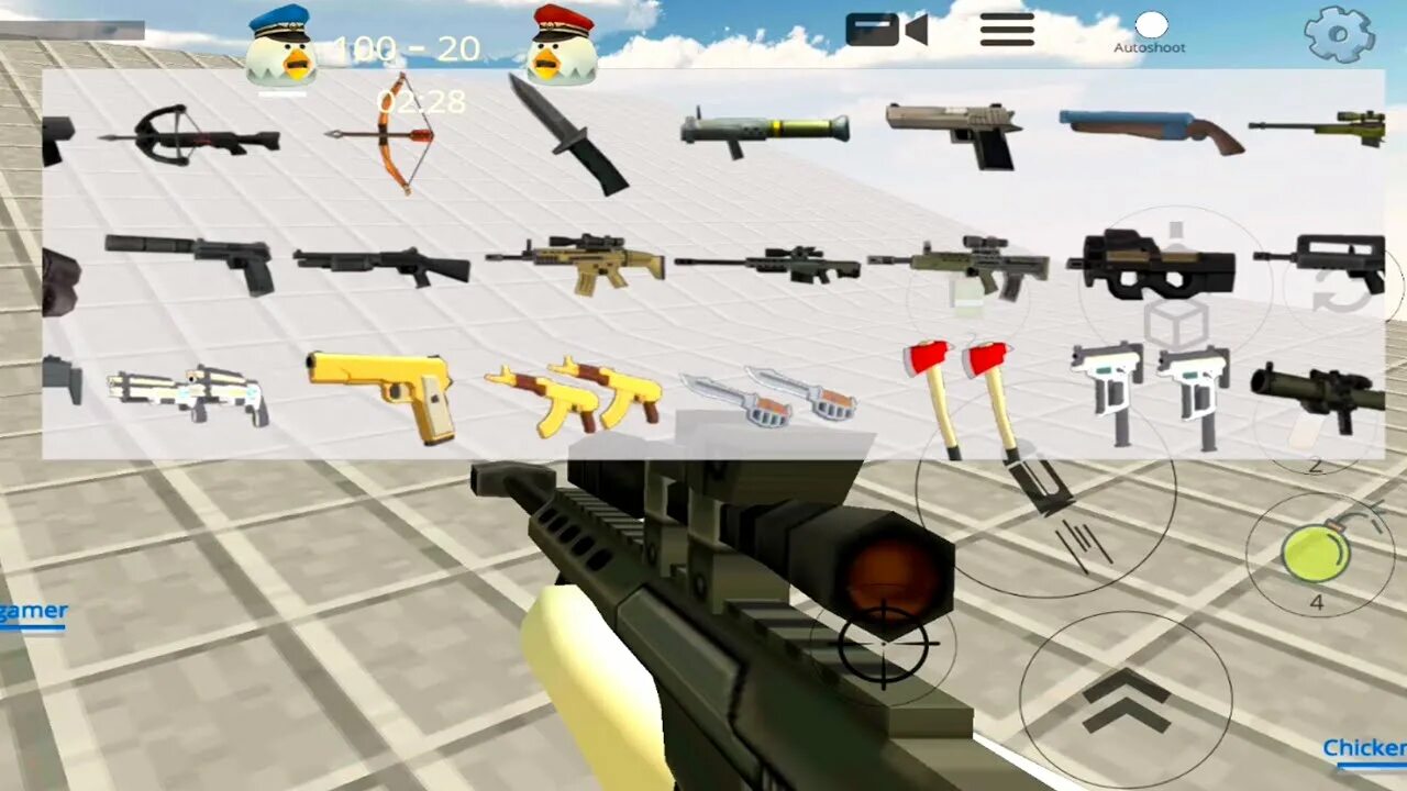 Чикин Ган. Chicken Gun игра. Карта Chicken Gun. Чикен Ган 2.8.06 Lare Hacker.