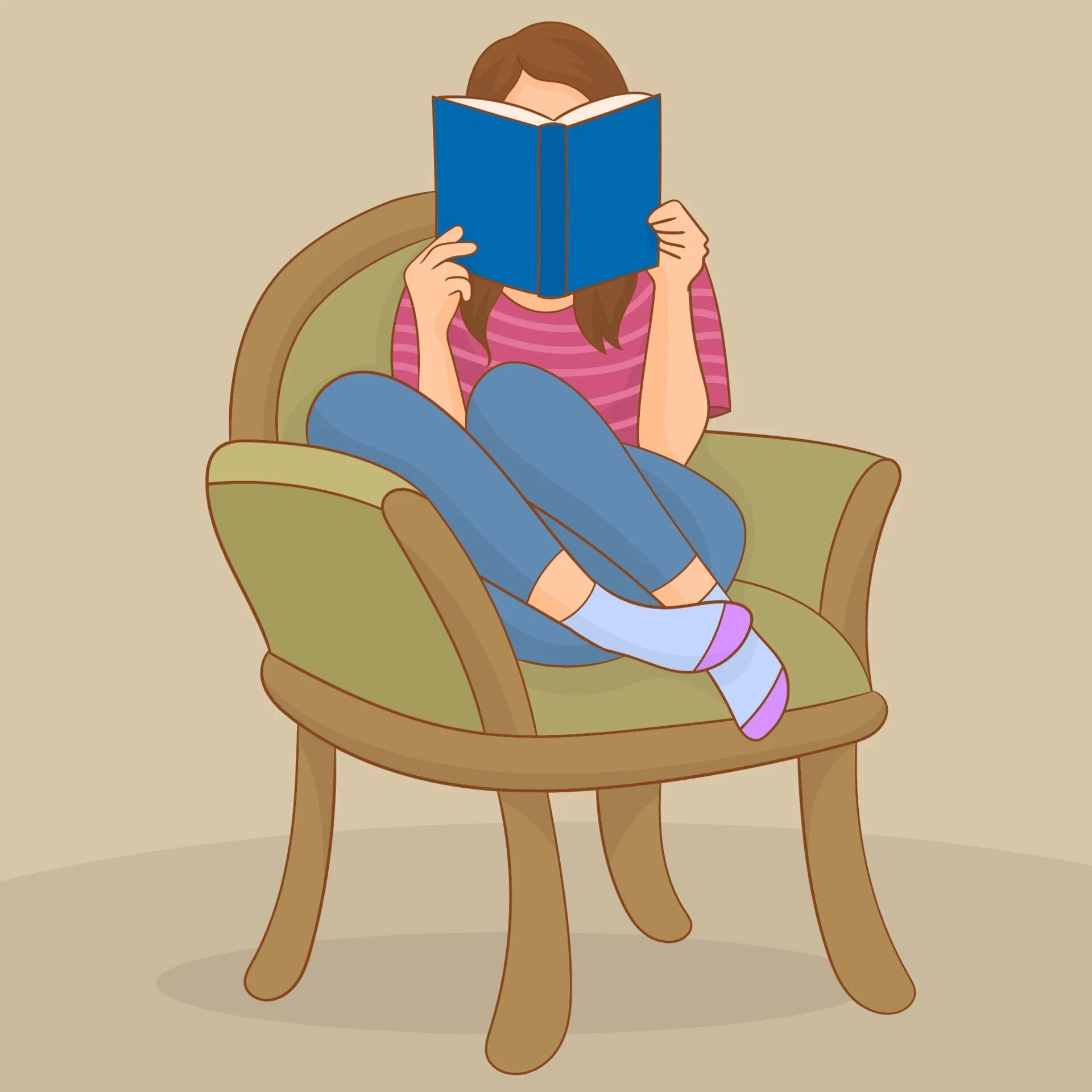Девушка в кресле с книгой. Кресло для чтения. Чтение иллюстрация. Девушка в кресле рисунок.