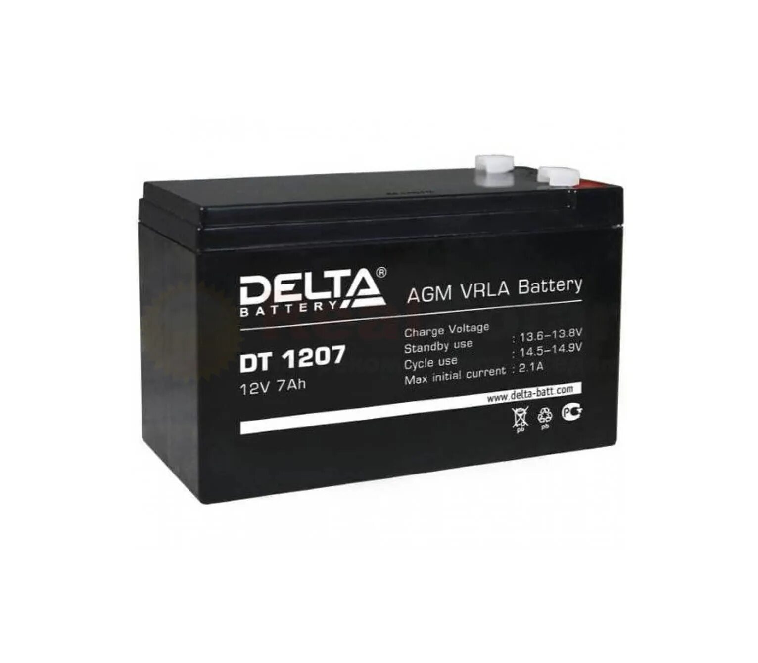 Аккумулятор delta dt 12в 7ач. Аккумулятор delta dt 1207. акб delta 12v.