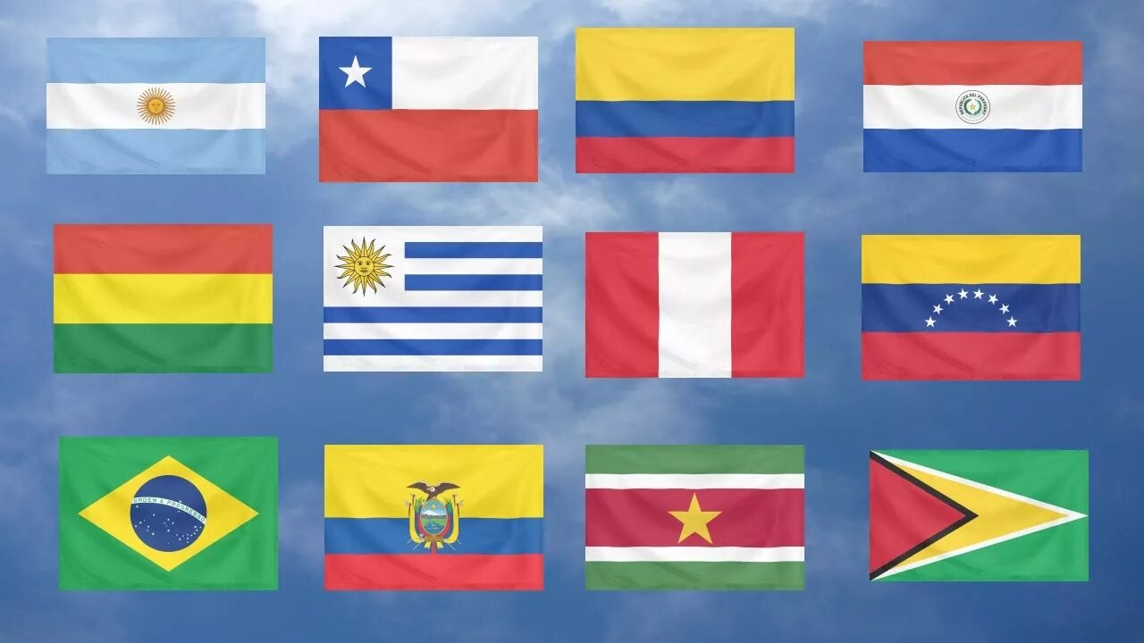 Флаги стран южной