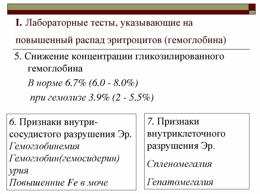 Повышенный распад эритроцитов. Распад гликированного гемоглобина. Распад гликозилированного гемоглобина. Ускоренный распад эритроцитов.