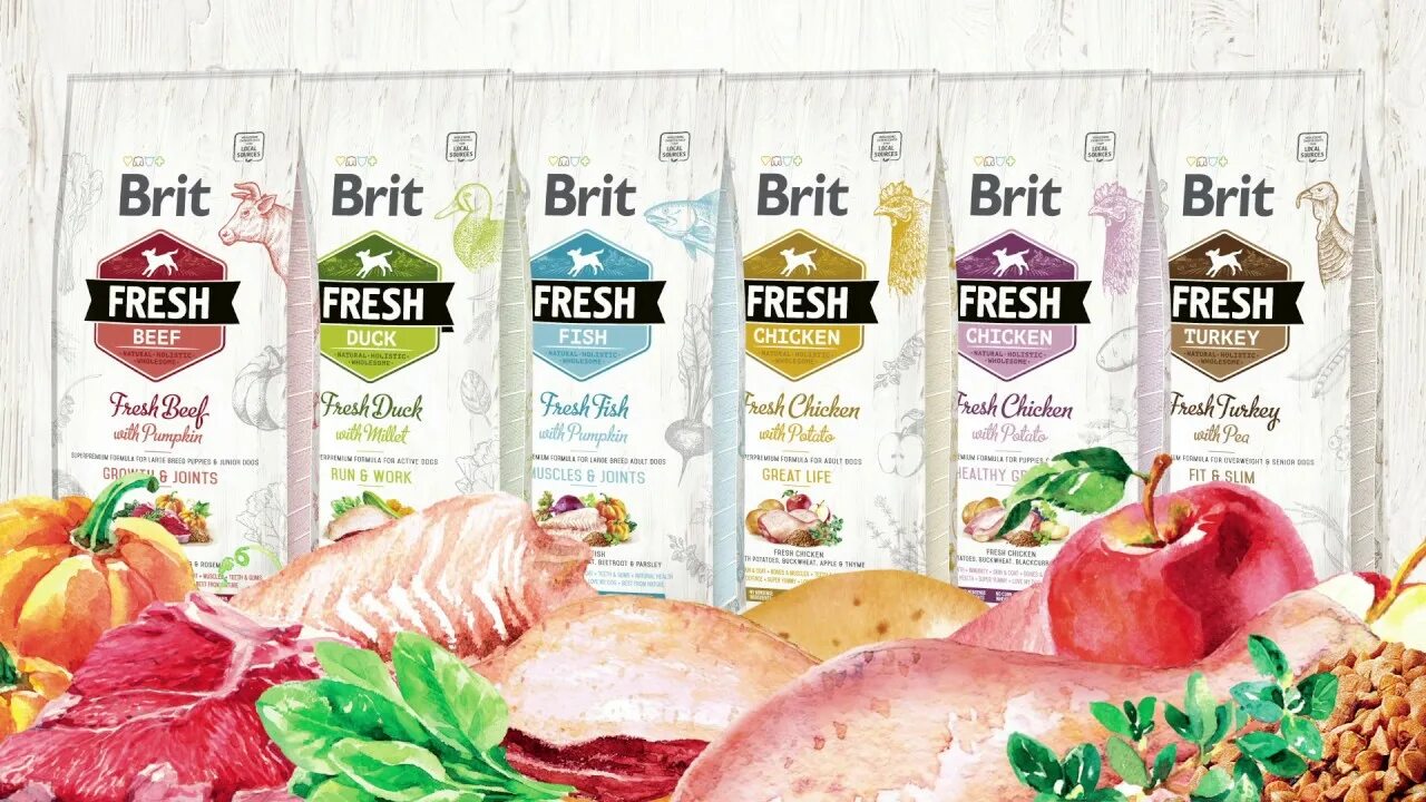 Brit. Брит Fresh Chicken. Brit Fresh корм для собак. Корм Брит для крупных пород. Брит материал