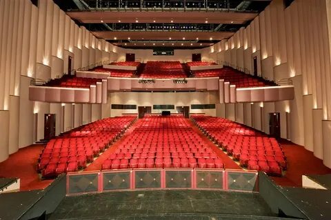 The theater center