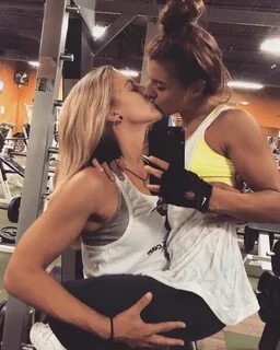 Lesbians At Gym.