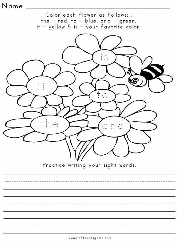 Spring worksheets for kids