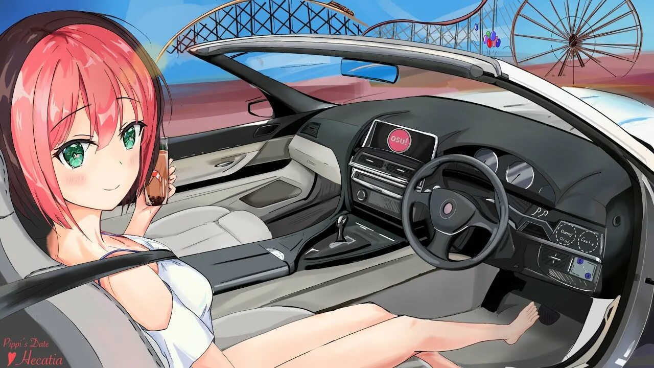 Последнее лето ooes osu. Osu тян. осу арты лето 2025. аниме обои осу. osu хуманизация.