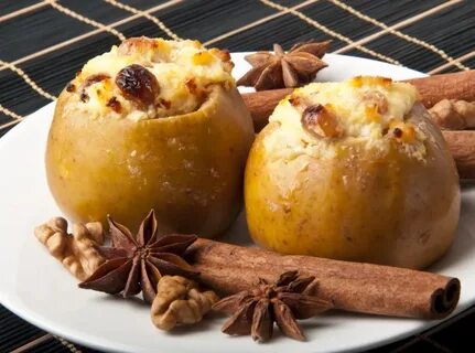 Яблоки запеченные с апельсином