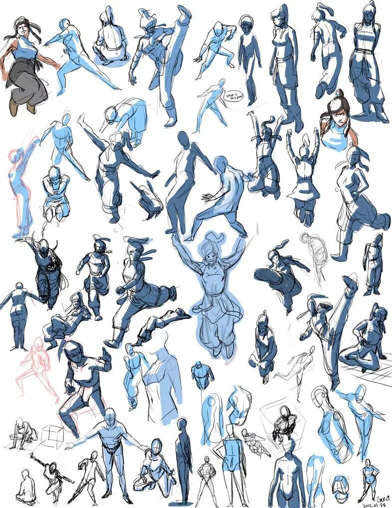 Avatar poses