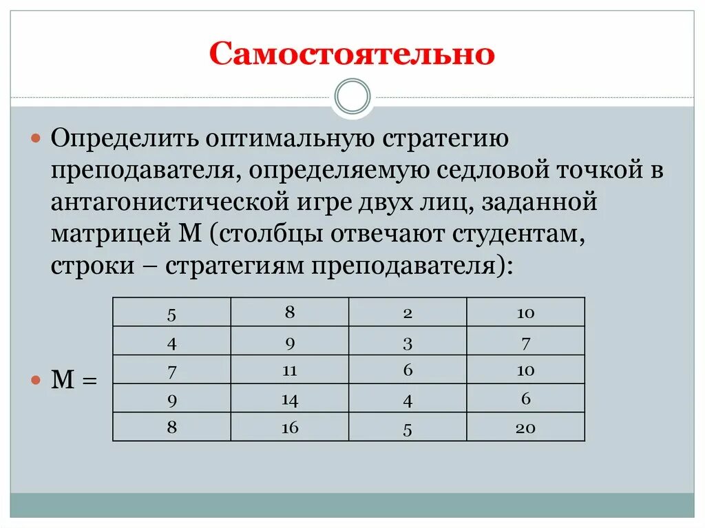 Как самостоятельно отличить. Игра с седловой точкой оптимальные стратегии. Седловая точка в антагонистической игре. Пара оптимальных стратегий соответствующих седловой точке. Антагонистическая игра точка оптимального решения.