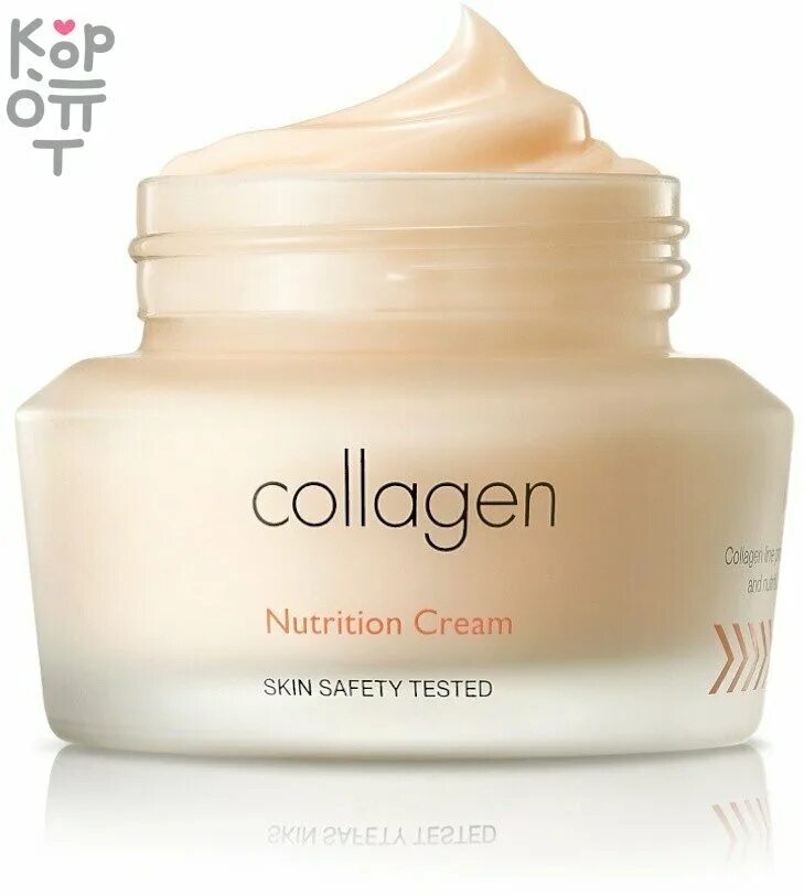 [It's Skin] Collagen Nutrition Cream 50ml. It's Skin Collagen Nutrition Cream питательный крем для лица. Крем для лица `it`s Skin` Collagen 50 мл. Корейский крем для лица с коллагеном.