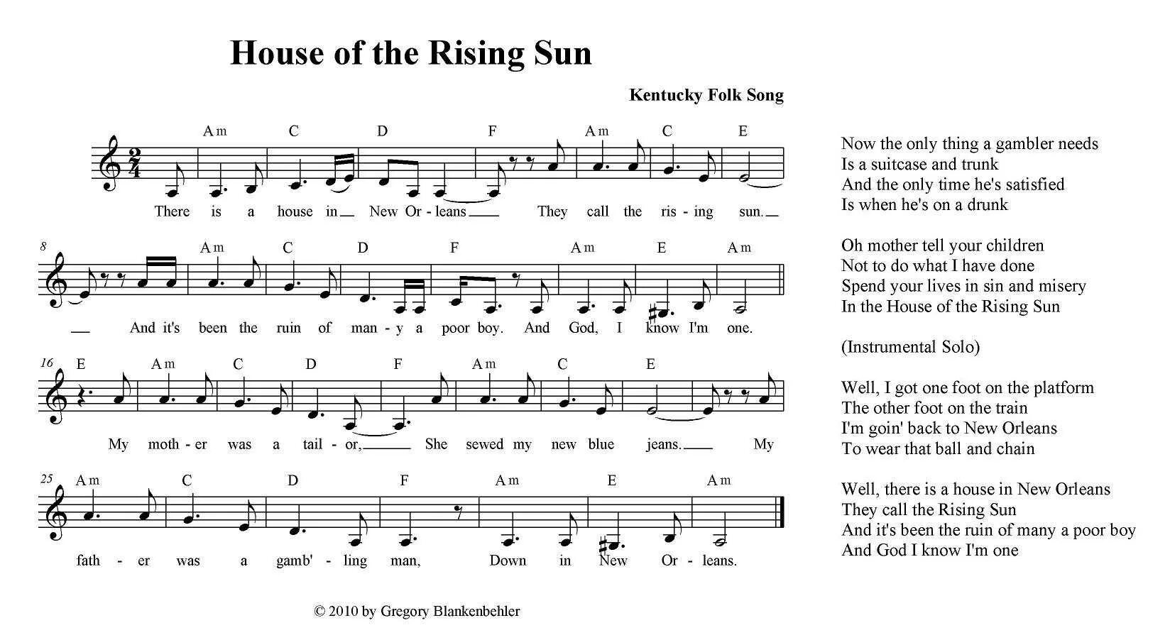 Дом восходящего солнца на русском. House of the Rising Sun Ноты. House of the Rising Sun Ноты для гитары. House of the Rising Sun Ноты для фортепиано. House of the Rising Sun текст.